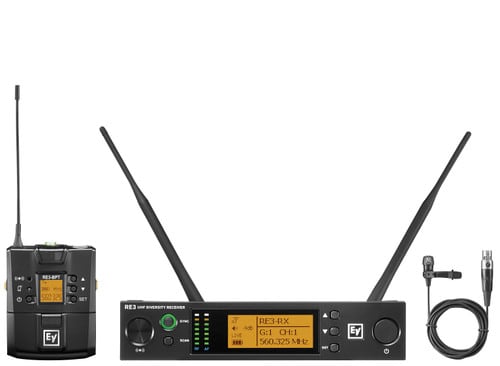 Electro-Voice RE3-BPCL UHF Wireless Lavalier Microphone System