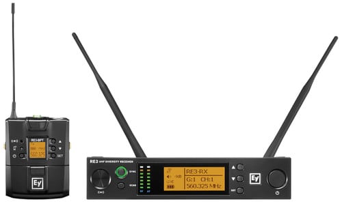 Electro-Voice RE3-BPNID UHF Wireless Set