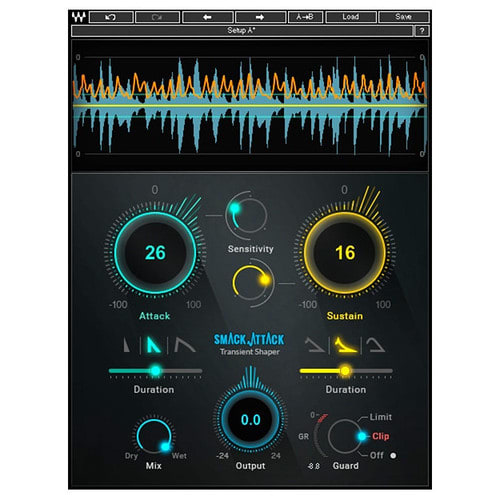 Waves SMATCK Smack Attack Transient Shaper Plugin