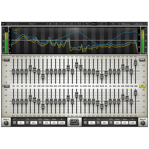 Waves GEQTDM GEQ Graphic Equalizer Plugin 1