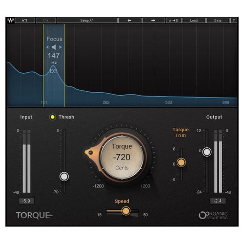 Waves TRDRRT Torque Drum Tone Shifter Plugin