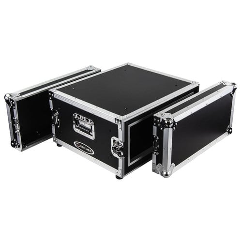 Odyssey FZS04 4U Shock Mount Rack Flight Case deconstructed