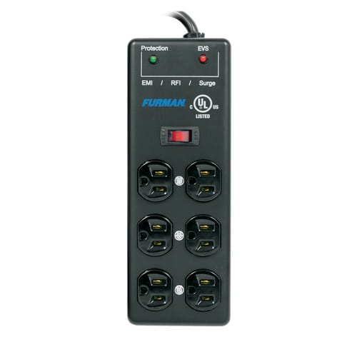 Furman SS-6B-PRO 15A 6 Outlet 2X3 Surge Strip