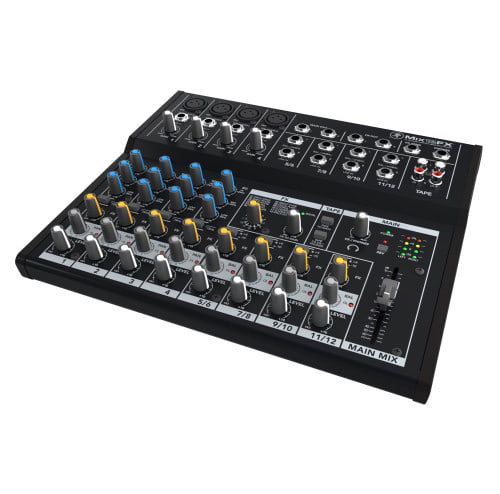 Mackie Mix12FX 12-Channel Compact Mixer with FX