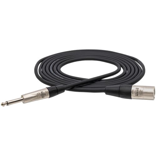 Hosa Pro REAN 1/4 TS to XLR3M Unbalanced Interconnect Cable