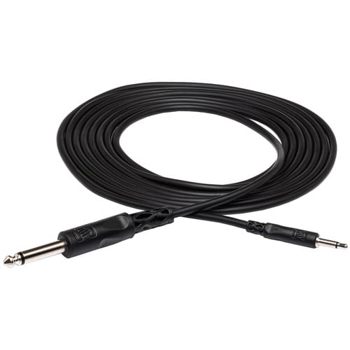Hosa 3.5mm TS to 1/4 TS Mono Interconnect Cable
