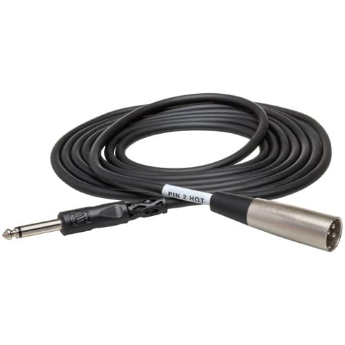 Hosa 1/4 TS to XLR3M Unbalanced Interconnect Cable