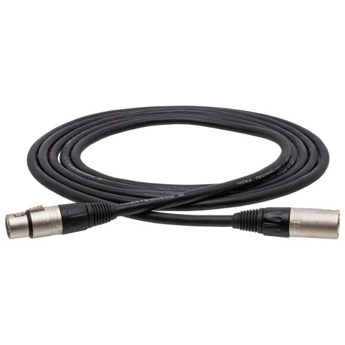 Hosa DMX-503 3' DMX Cable, XLR5M To XLR5F