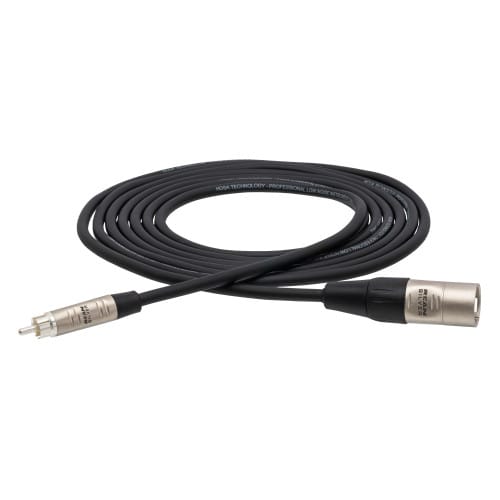 Hosa Pro REAN RCA to XLR3M Unbalanced Interconnect Cable