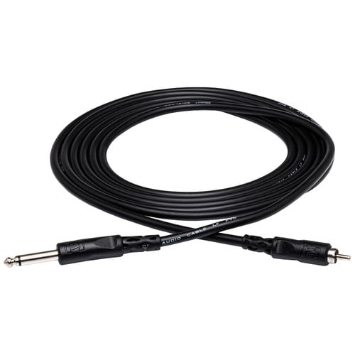 Hosa 1/4 TS to RCA Unbalanced Interconnect Cable