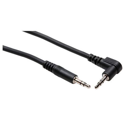 Hosa 3.5mm TRS to Right-Angle 3.5mm TRS Stereo Interconnect Cable