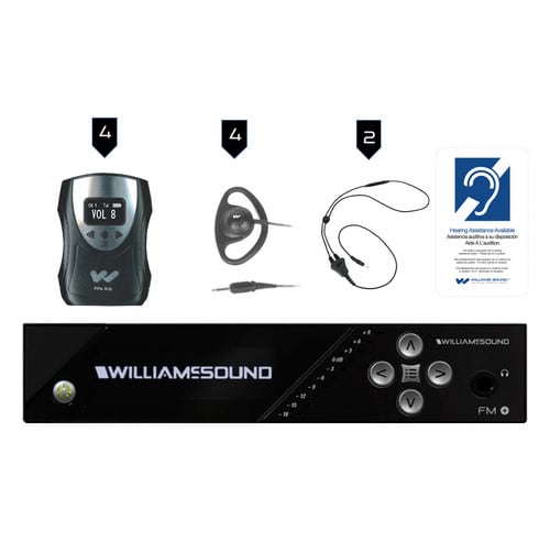 Williams AV FM 558 Assistive Listening System