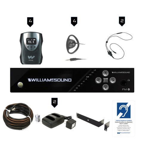 Williams AV FM 558 PRO Rechargeable Assistive Listening System