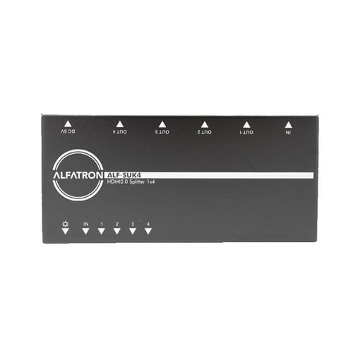 Alfatron Electronics SUK4 1x4 4K HDMI Distribution Amplifier