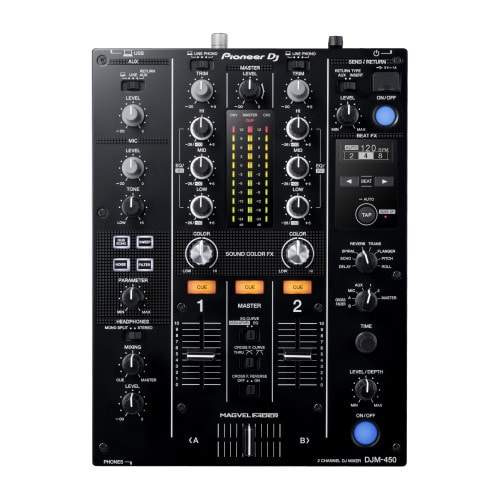 Pioneer DJ DJM-450 2-Channel DJ Mixer top