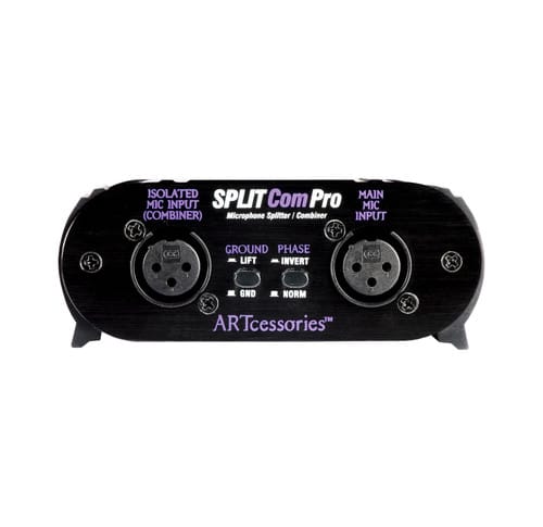 ART SPLITCOMPRO 2-Way Mic Splitter / Combiner