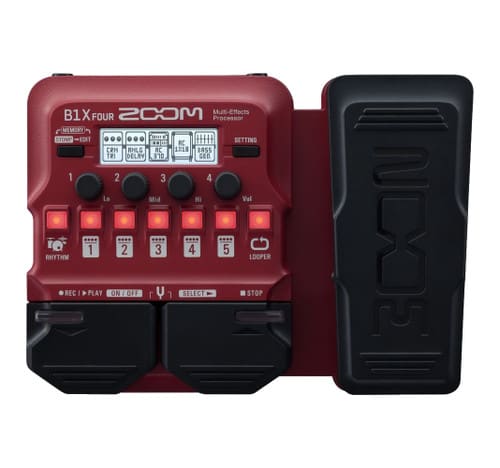 Zoom A1X FOUR Multi-Effects Processor with Pedal - Sound Productions