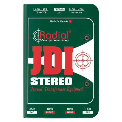 Radial JDI Stereo Passive Direct Box top