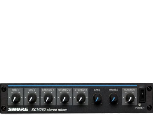 Shure SCM262 Stereo Microphone Mixer