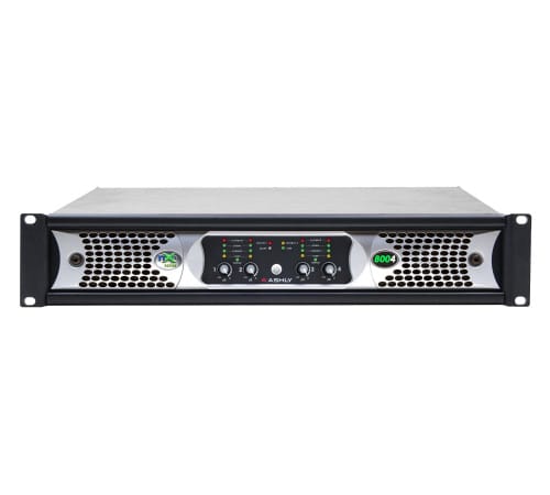 Ashly nXe8004bd nXe Multi-Mode 4 x 800 Watt Power Amplifier with Dante