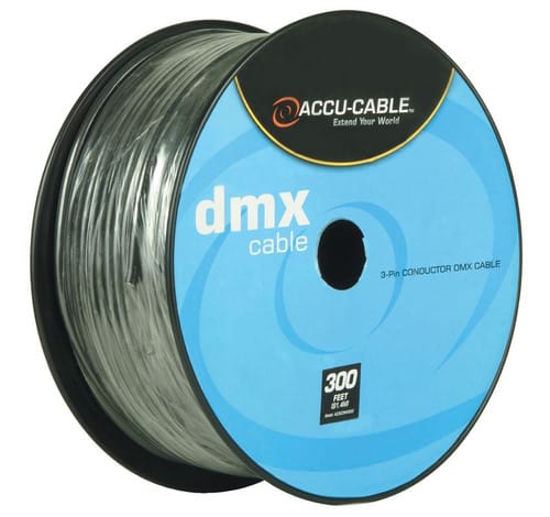 Accu-Cable AC3CDMX300 3-Pin Conductor DMX Cable