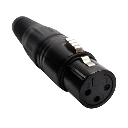 Io Audio IO-XLR3-F-BK 3-Pin Female XLR Connector