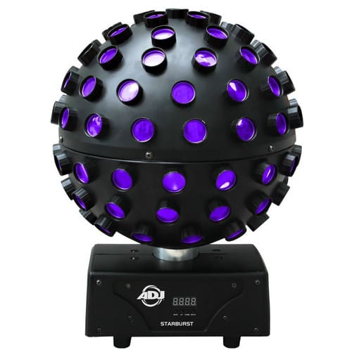 ADJ Starburst RGBWY+Purple LED Mirror Ball Effect Fixture