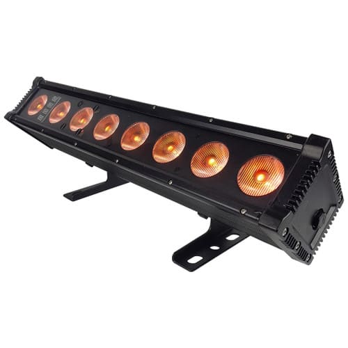 Blizzard Motif Atelier 8FX IP65 8x15W RGBWW LED Light Fixture orange