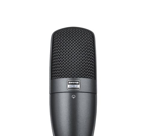 Shure Beta 27 Instrument Microphone Top Front