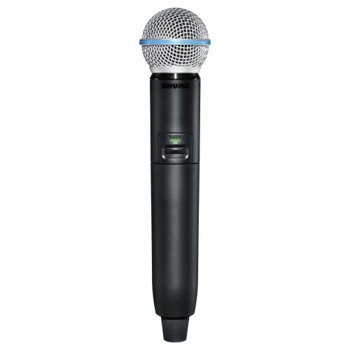 Shure GLXD2+/SM58 Dual Band Handheld Microphone Transmitter 