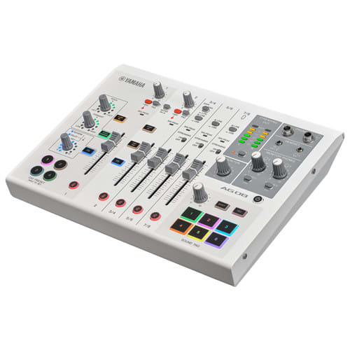 Yamaha AG08 8-Channel Live Streaming Mixer white