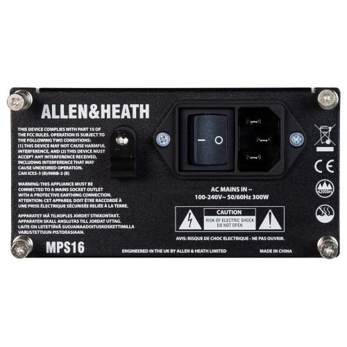 Allen & Heath MPS-16 Redundant Hot Swap Power Supply