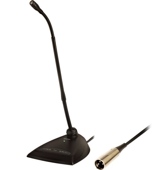 Shure MX412D Microflex 12-Inch Gooseneck Desktop Microphone