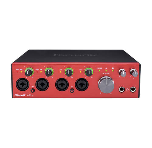 Focusrite Clarett+ 8Pre 18-In/20-Out Audio Interface - Sound 