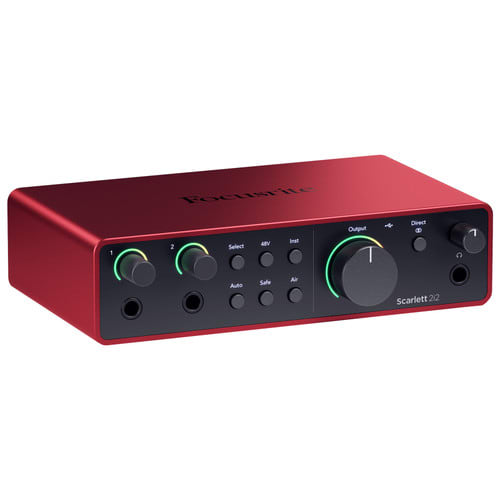 Focusrite Scarlett Solo 4th Gen USB-C Audio Interface - Sound 