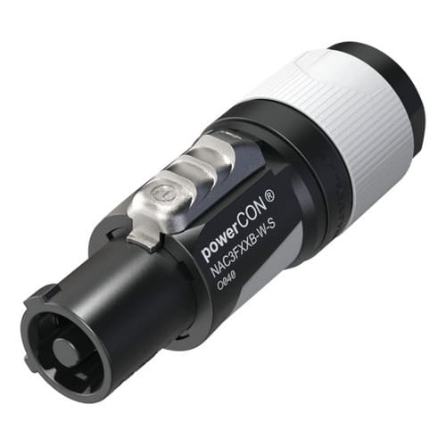 Neutrik NAC3FXXB-W-S PowerCON Locking Cable Connector