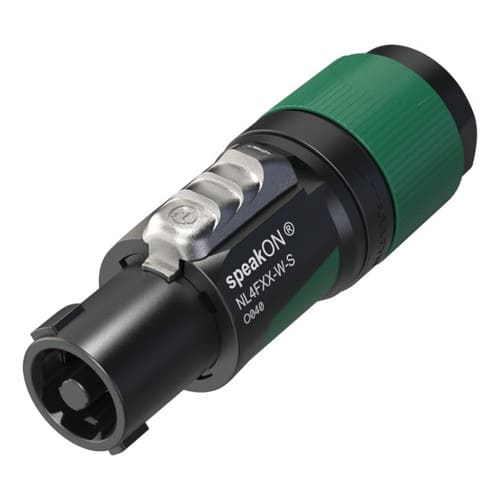 Neutrik NL4FXX-W-S 4-Pole speakON Cable Connector