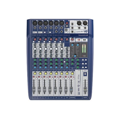 Soundcraft Signature 10 Compact Analog Mixer top