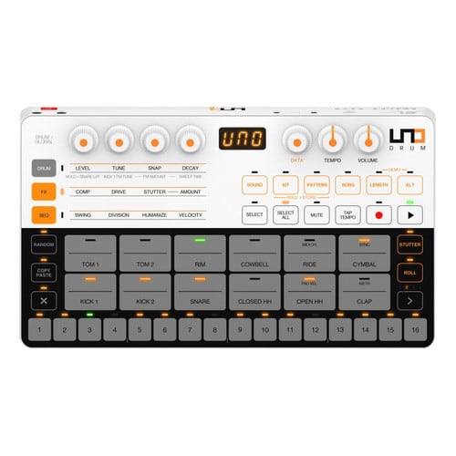 IK Multimedia UNO Drum Analog/PCM Drum Machine top