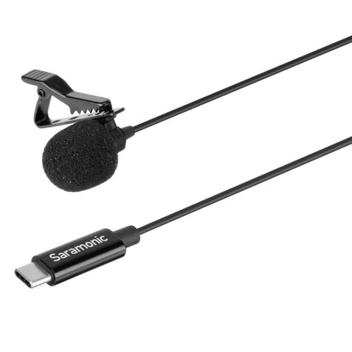 Saramonic LavMicro U3A Ultracompact Clip-On Lavalier Microphone, 2M