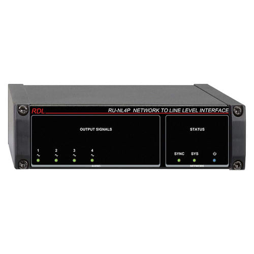 RDL RU-NL4P Network to Line Level Interface