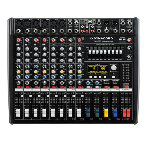 Dynacord CMS 1000-3 10-Channel Compact Mixer - Sound Productions