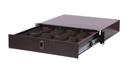 Gator Rackworks GRW-DRWMIC10 Lockable Microphone Drawer