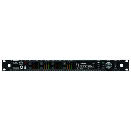 Shure AD4Q Quad-Channel Receiver Front