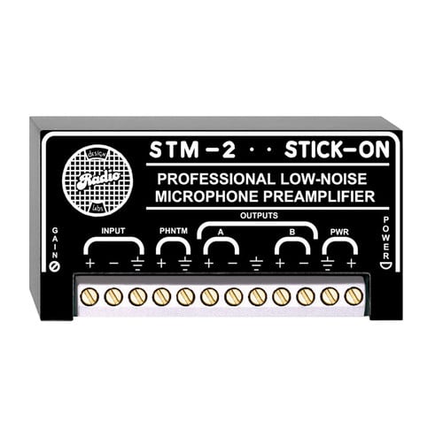 RDL STM-2 Adjustable Gain Microphone Preamplifier