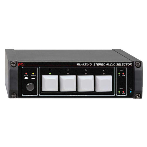 RDL RU-ASX4D Stereo Audio Selector