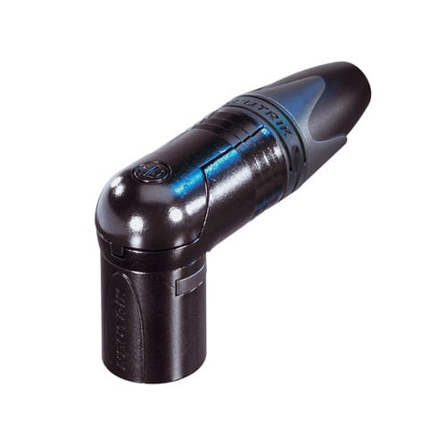 Neutrik NC3MRX-BAG Right Angle Male XLR Connector