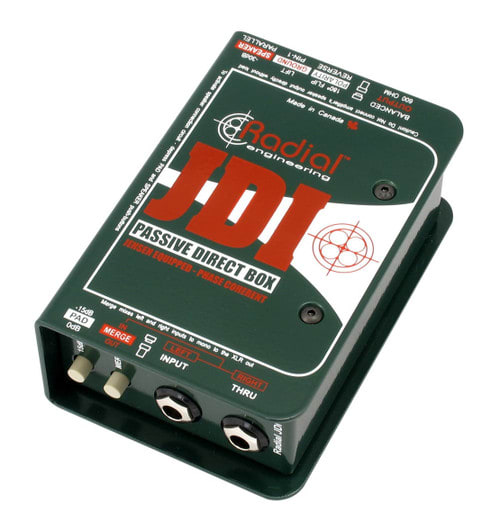 Radial JDI Passive Direct Box angle