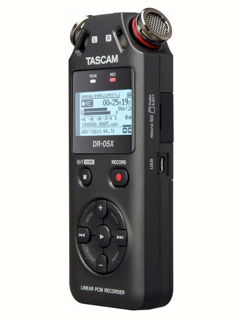 Tascam DR-05X Stereo Handheld Digital Audio Recorder and USB Interface