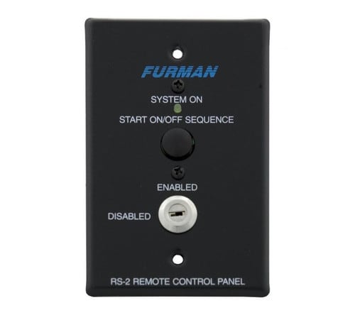 Furman RS-2 Key Switched Remote System Control Panel with Momentary Start